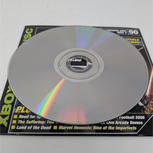Official Xbox Magazine Video Game Demo Disc Lot Of 3 With Sleeves 50 52 54 Beta - Picture 6 of 6